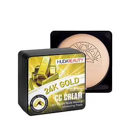 Зволожуючий тональний CC-крем кушон Huda Beauty 24K Gold CC Cream Н65048, 130 Panna Cotta