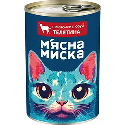 Набір вологого корму для котів М'ясна миска шматочки в соусі Мікс 8 шт x 415 г - мініатюра 7