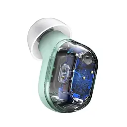Бездротові навушники TWS Baseus Bowie WM01 Green (NGTW370006) - мініатюра 7