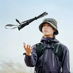 Трекінгова палиця Naturehike CNK2450DS017, 110 см, сіра - мініатюра 10