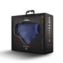 Мастурбатор Rocks Off Palm Blue, петлі для пальців, 10 режимів - мініатюра 7