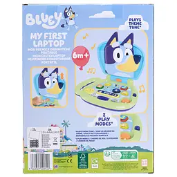 Інтерактивна іграшка Bluey Мій перший ноутбук (1500095) - мініатюра 5