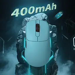 Ігрова мишка Ajazz 179 Apex / Три режими підключення / З док-станцією та екраном / Blue - мініатюра 2