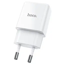 Мережевий зарядний пристрій Hoco N9 1USB (White) [67469] - мініатюра 3
