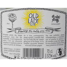 Джин Old Lady's 37.5% 0.7 л - мініатюра 6