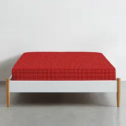 Дитяче простирадло Cosas Red Dots CS1 110х160 червоне (DropRed-4009_110x160) - мініатюра 2