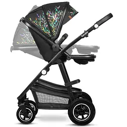 Коляска 3 в 1 Lionelo Amber Dreamin, чорна (LO-AMBER DREAMIN (3in1)) - мініатюра 10