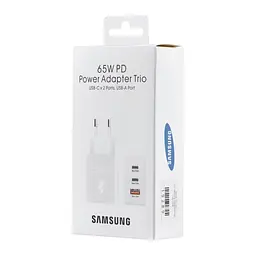 Мережевий зарядний пристрій Samsung T6530 65W High c0py Білий - мініатюра 2