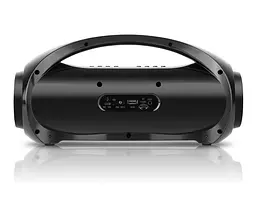 Портативная Bluetooth колонка бумбокс REAL-EL X713 Black - мініатюра 4