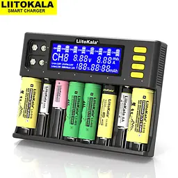 Зарядний пристрій Liitokala Lii-S8 (на 8 каналів) з блоком живлення і автомобільним адаптером - мініатюра 4