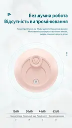 Зволожувач повітря + нічник humidifier colorful 330ml білий - мініатюра 7