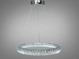Підвісна LED-люстра Diasha MD6027/600HR для спальні, кухні та вітальні, 95 W, 61 см, 10-18 m2 - мініатюра 3