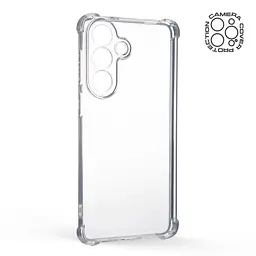 Прозрачный чехол для Samsung Galaxy S26 Plus 5G с защитой камеры и усиленными бортами, тонкий, силиконовый, бесцветный, ударопрочный, противоударный бампер с закрытой камерой, ArmorStandart (ARM89440) - мініатюра 2