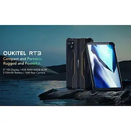 Планшет Oukitel Pad RT3 4/64GB Black [83448] - мініатюра 4