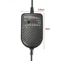 Універсальний зарядний пристрій для ноутбука від 12 V UKC EWDD8040 80 W + 8 перехідників - мініатюра 7
