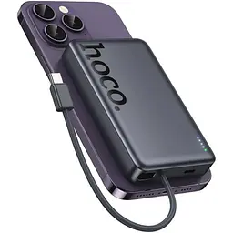 Зовнішній акумулятор Hoco Q44 Origen MagSafe 10000mAh 20W Gray [150868] - мініатюра 3
