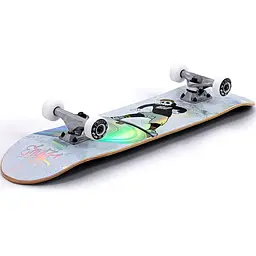 Скейтборд Enuff Skully Hologram White (1012-ENU2110-WH) - мініатюра 2