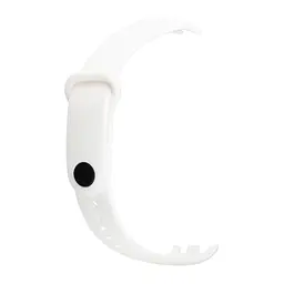 Ремінець Smart Watch для Mi Band 8/9/10 Silicone Білий - мініатюра 2