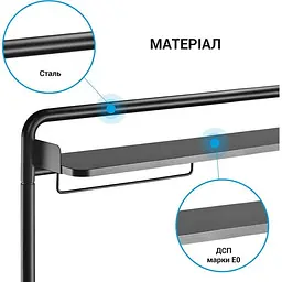 Настільна полиця-органайзер OfficePro DS253B Black (DS253B) - мініатюра 2