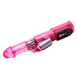 Вібратор-кролик Baile Pleasurizer Legend, 25.5 см (рожевий) - мініатюра 6