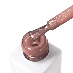 Рідкий гель для укріплення та моделювання Joia vegan PolyLiquid gel Mocha Magic 8 мл - мініатюра 3