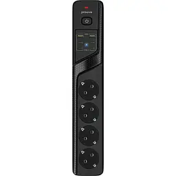 Мережевий фільтр Proove Power Strip P-04C (4 розетки + 2 USB + 4 Type-C) 3М black (PSPS25002431) - мініатюра 5