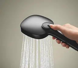 Змішувач для душу з душовим гарнітуром Grohe Cubeo 1018252430 Чорний матовий - мініатюра 5