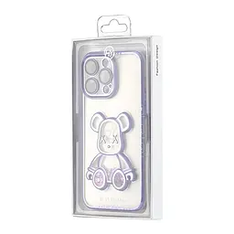 Чохол Shining Bear Case Protected Camera iPhone 15 Pro Max Purple - мініатюра 2