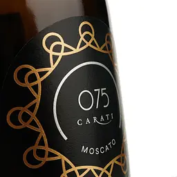 Вино ігристе Piera Martellozzo 075 Carati Moscato Veneto біле солодке 0.75 л - мініатюра 3