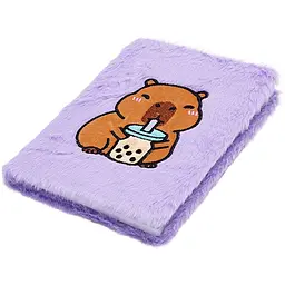 Блокнот А5 ZiBi Capybara 8 Kids Line плюшевий клітинка 80 аркушів (ZB.700022) - мініатюра 7