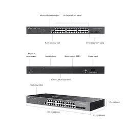 Комутатор мережевий TP-Link SG3428X - мініатюра 7