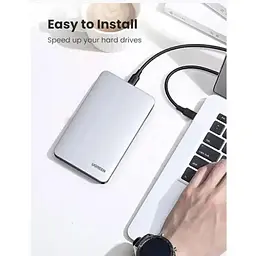 Зовнішня кишеня для SSD - HDD Ugreen CM300 2.5-Inch SATA External Hard Drive Enclosure (70499) - мініатюра 8