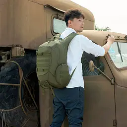 Рюкзак Tanjiezhe Explorer Large Capacity Outdoor Tactical Backpack хакі [99963] - мініатюра 4