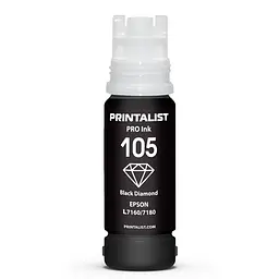 Чорнило PRINTALIST 105 для Epson L7160/7180 70г Black Pigment пігментне (PL105BP) - мініатюра 3