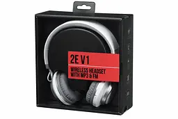 Навушники 2E V1 ComboWay ExtraBass Wireless Over-Ear Mic White (2E-OEV1WWT) - мініатюра 7