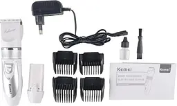 Машинка для стрижки волосся Kemei Km-6688 універсальна - мініатюра 6