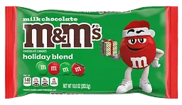 Драже M&M's Milk Chocolate Holiday Blend Red & Green Christmas Candy 283.5 г