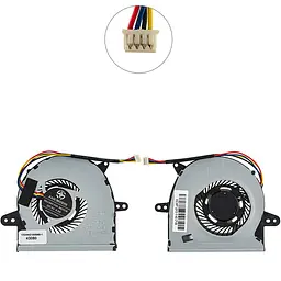Вентилятор для ноутбука ASUS X401U X401V X501U X501V F501U (13GNMO10M070-1) (13GN4O10M060-1) (Кулер)