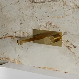 Змішувач для раковини Omnires Contour прихованого монтажу gold (CT8015GLB) - мініатюра 2