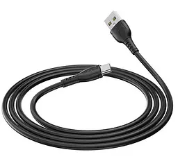 Кабель заряджання Borofone BX51 Triumph USB to Type-C 1м Чорний