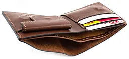 Чоловічий шкіряний портмоне GRANDE PELLE 11х9х2 см acs0024464 - мініатюра 5