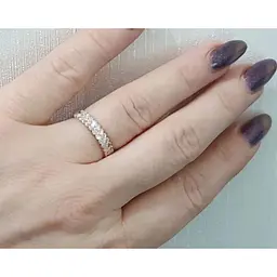 Золоте кільце Favoritum з фіанітами. 111183 17.5 - мініатюра 4