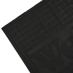 Килимок придверний Eco Fabric Welcome без кромки чорний 45 х 75 см (4575-010) - мініатюра 7
