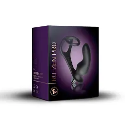 Стимулятор простати Rocks Off RO-Zen Pro, 10 см чорний - мініатюра 2