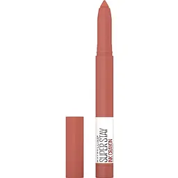 Губная карандашная помада Maybelline New York Super Stay Ink Crayon тон 100 Темный розовый Матовый 2 г (B3331500)