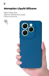 Чехол ArmorStandart ICON для Infinix Hot 40 / 40 Pro Camera cover Dark Blue (ARM79056) - мініатюра 7