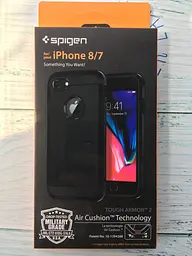 Чохол протиударний із підставкою Spigen Tough Armor 2 (054CS22216) для iPhone 7/8 Чорний: Black - мініатюра 3