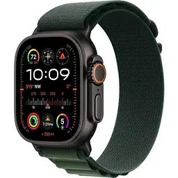 Смарт-часы Apple Watch Ultra 2 GPS+Cellular 49mm Black Titan. Case w. Dark Green Alpine Loop - Medium MX4R3