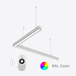 Керований кутовий світлодіодний світильник X-LED 80ВТ ral (800*800*43) LSNA-80dc