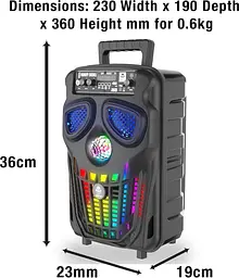 Bluetooth колонка iDance FS400 80W з LED підсвіткою та караоке - мініатюра 5